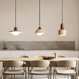Yellow Cave Stone Wabi-Sabi Dining Table Light Pendant