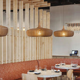 Wooden Pendant Lighting Japanese Rustic Bar