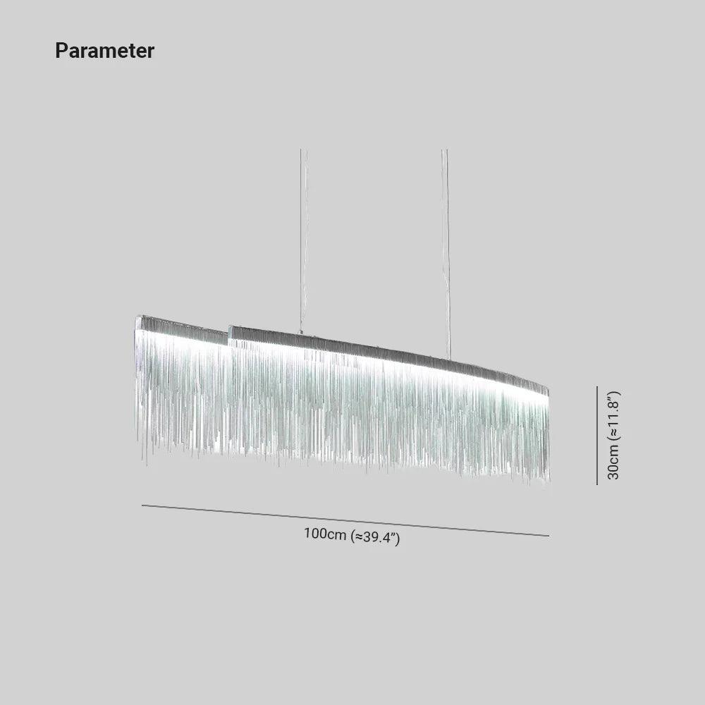 Gold Chain Kitchen Pendant Light - Clowas