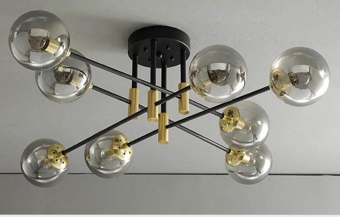 Glass Globe Modern LED Ceiling Light