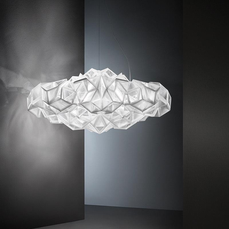 Cloud Feature Pendant Light for Art Gallery