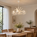 Rustic Deer Antler Chandelier for Dining Rooms, Anti Glare