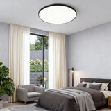 Minimalist Tri-Color Adjustable Slim Round Ceiling Light for Bedroom