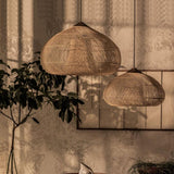 Wabi-Sabi Hollow Rattan Vintage Pendant Lights