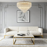 Luxury 6-Tiered Crystal LED Chandelier for Living Room