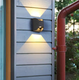 Modern Black Aluminum LED Waterproof Wall Sconce