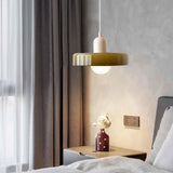 Cream Style Glass Single Pendant Light