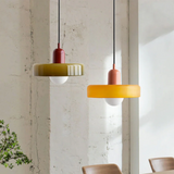 Morandi Pendant Light Glass Height Adjustable for Dining Room