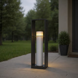 Modern Solar Garden Light LED Black for Pathway