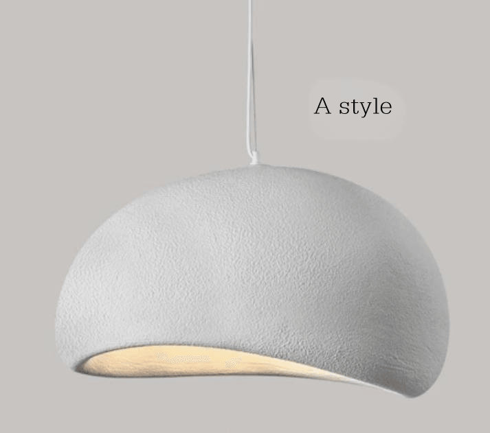 Rustic White Pendant Light for Living Room