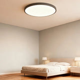 Minimalist Tri-Color Adjustable Slim Round Ceiling Light for Bedroom