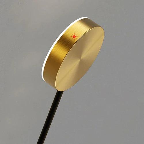 Double Rod Twisted Circular Minimalist Floor Lamp - Clowas