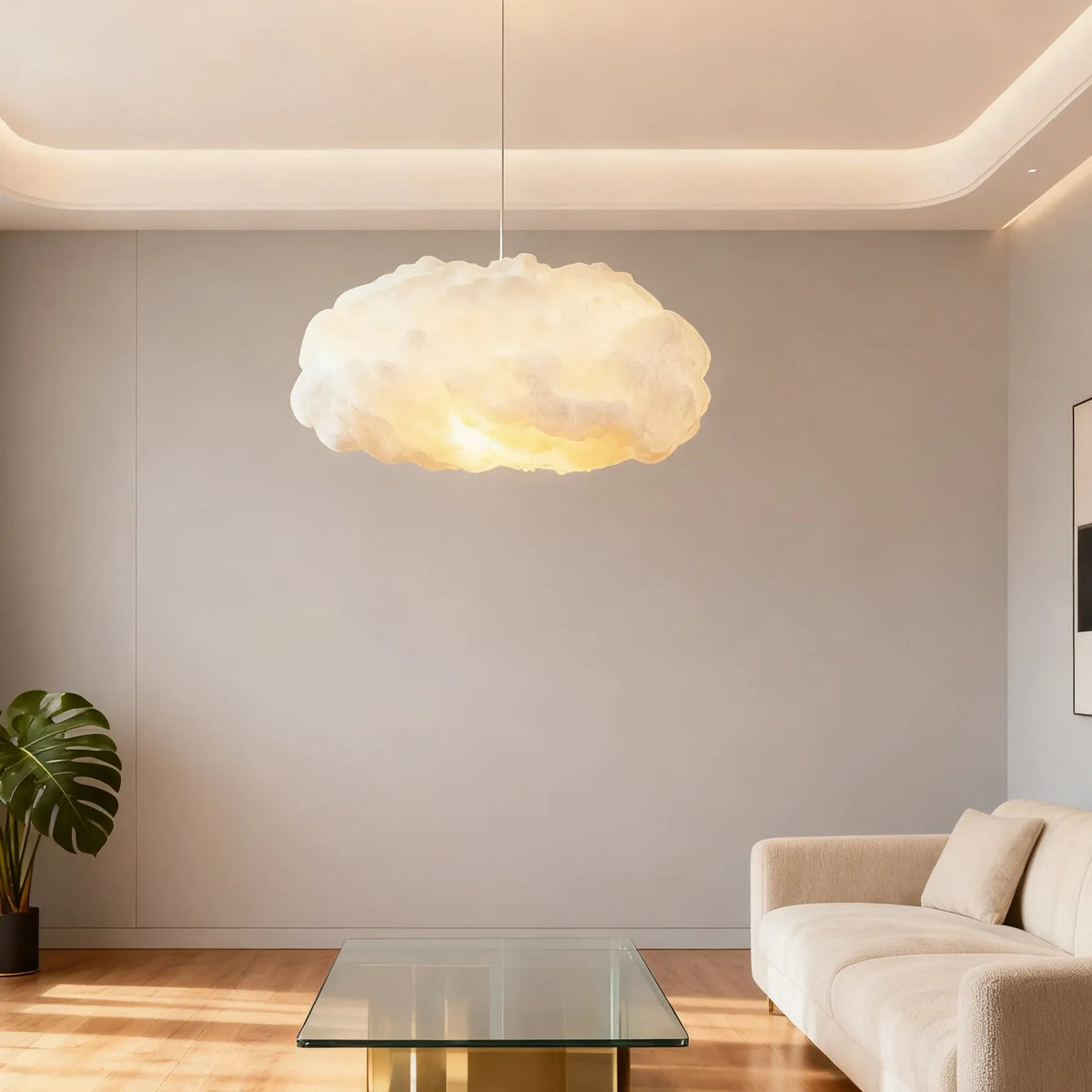Modern Cloud Pendant Light Dimmable for Living Room