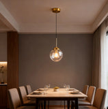 Nordic Globe Hand-blown Glass Pendant Light for Dining Room