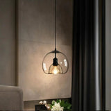 Modern Spherical Glass Pendant Lighting for Dining Room