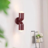 Side view of the Morandi double-headed wall light    