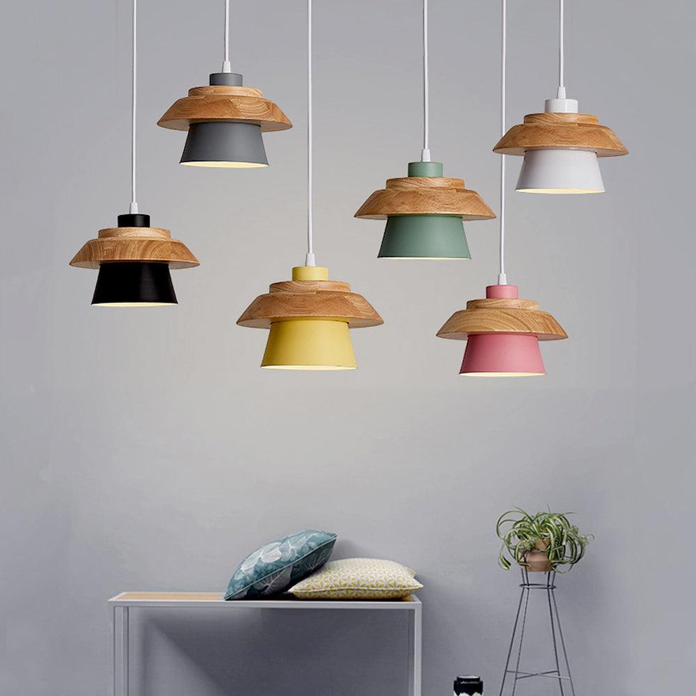 Modern Single Macaron Pendant Lighting for Dining Room