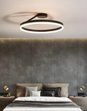Modern Dimmable LED Ring Ceiling Light for Bedroom