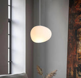 Opal Glass Pendant Light Dimmable Nordic Style for Dining Room