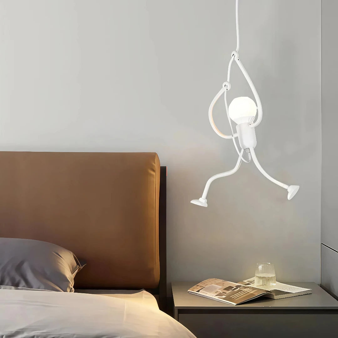 Modern Iron Man Pendant Light Dimmable for Dining Room