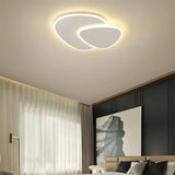 Modern Design Flush Ceiling Light White with Low Blue LED for Bedroom