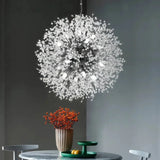Crystal Dandelion Chandelier LED for Modern Dining Room