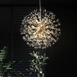Crystal Dandelion Chandelier LED for Modern Dining Room