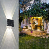 Modern Outdoor Up Down Wall Light Waterproof Metal for Exterior Wall