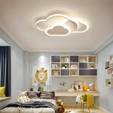 Cloud Flush Ceiling Light for Children, Blue Light Free