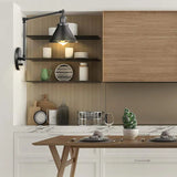 Industrial Adjustable Iron Wall Light