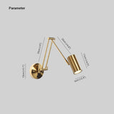 Bedside Adjustable Spot Reading Light - Clowas