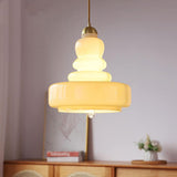 White Gourd Ceiling Pendant Light for Living Room