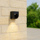 Modern Black Aluminum LED Waterproof Wall Sconce