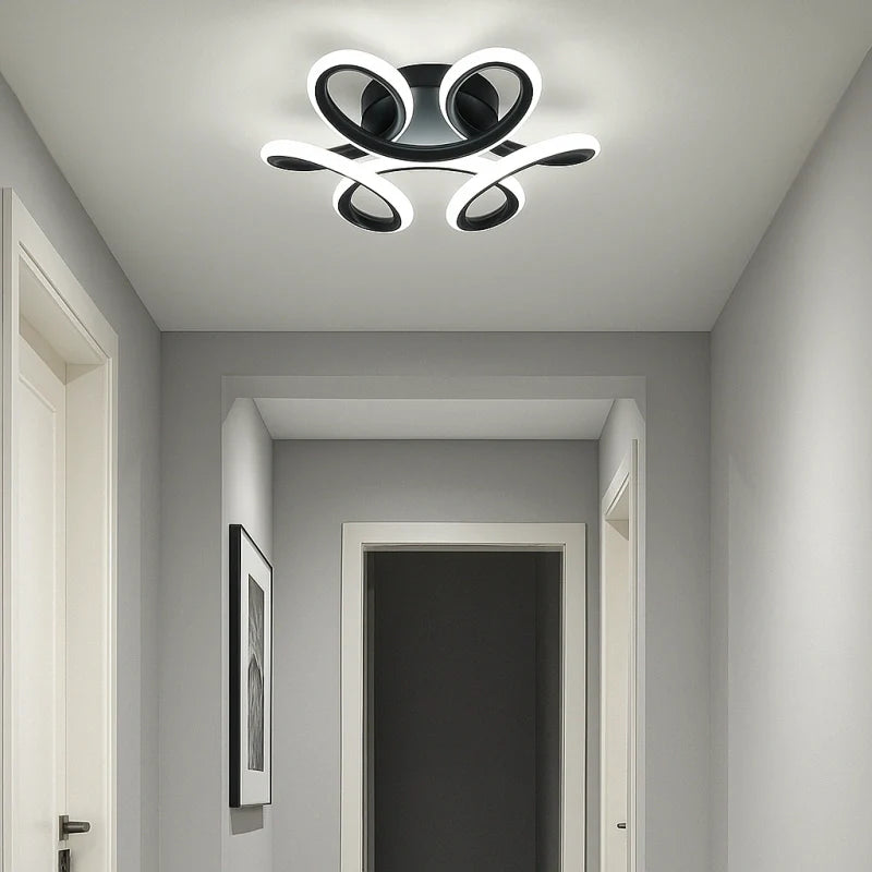Modern Hallway Flush Ceiling Light Metal, Long-lasting