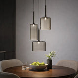 Modern Colourful Glass Pendant Light Dimmable for Dining Rooms