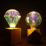3D Fireworks Modern Crystal Table Lamp