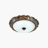 Carved Vintage Design Bedroom Ceiling Light - Clowas