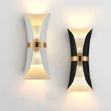 Nordic Hourglass Double Bedroom Wall Light Sconces