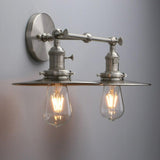 Double Bulb Vintage Country Style Wall Lamp
