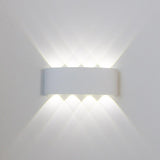 Modern Outdoor Up Down Wall Light Waterproof Metal for Exterior Wall