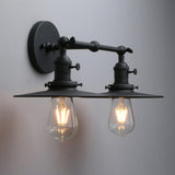 Double Bulb Vintage Country Style Wall Lamp