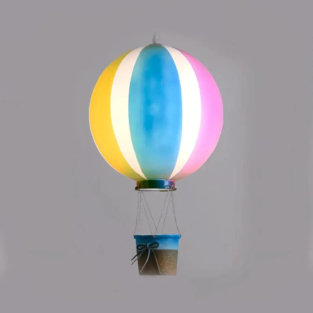 Hot air balloon pendant light design options for kids' rooms
