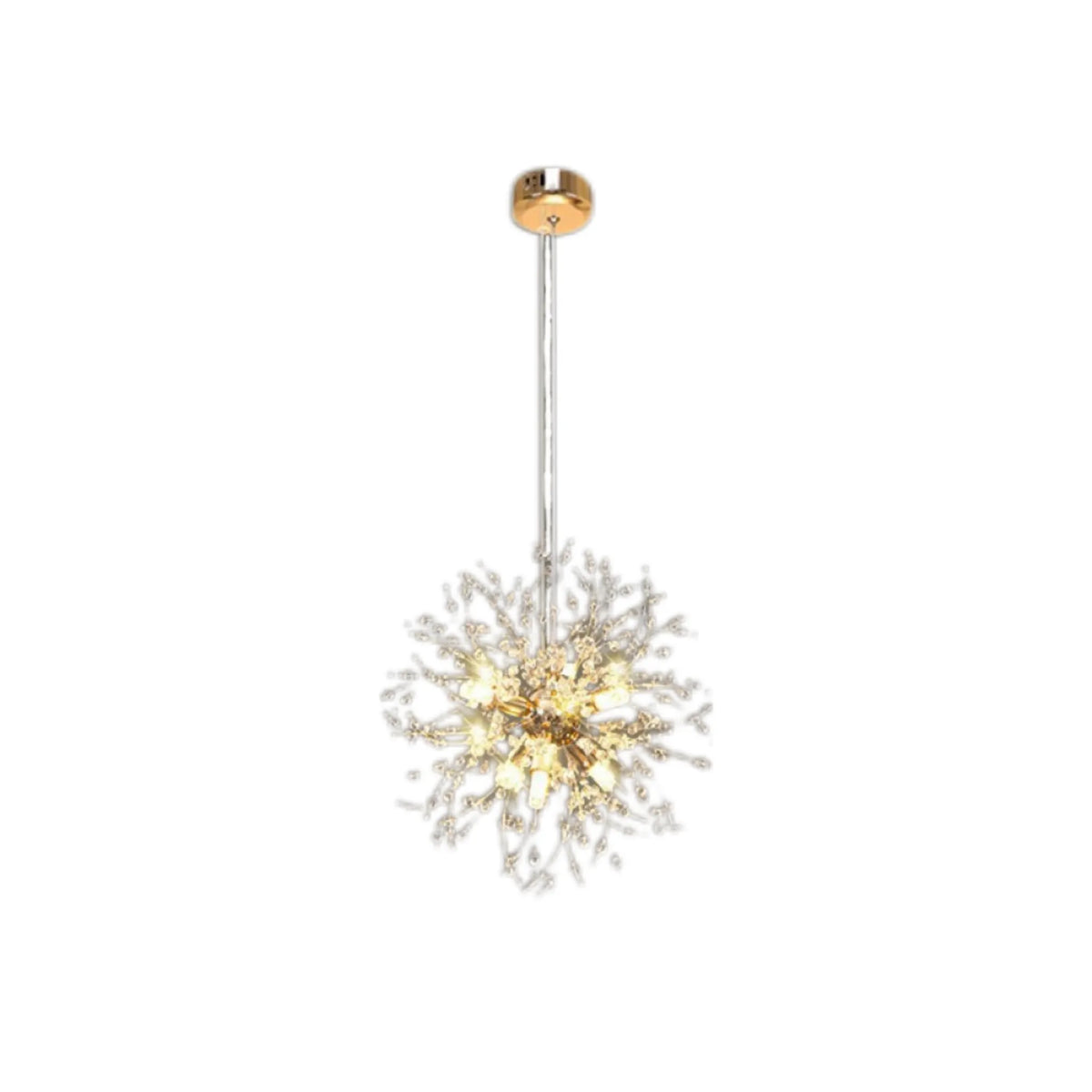 Sputnik Pendant Light Crystal LED Dimmable for Dining Room