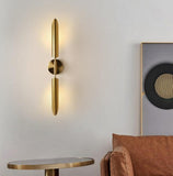 Luxury Gold Linear Up and Down Lights Indoor