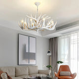 Rustic Deer Antler Chandelier for Dining Rooms, Anti Glare