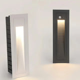 Modern Outdoor Step Light with Motion Sensor for Exterior Walls