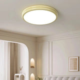 Modern Round Flush Mount Ceiling Light Dimmable For Bedroom