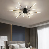 Modern Firework LED Flush Mount Ceiling Light for Living Room