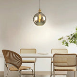 Vintage Industrial Glass Pendant Lighting for Dining Room