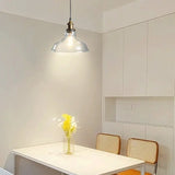 Vintage Industrial Glass Pendant Lighting for Dining Room